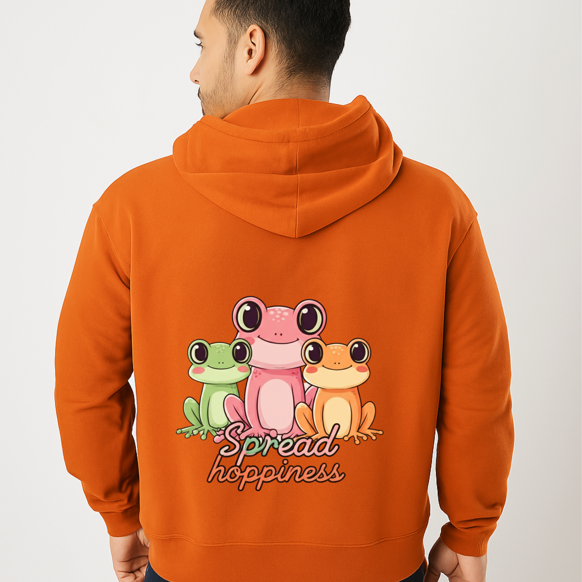 Spread Happiness Frog Hoodie