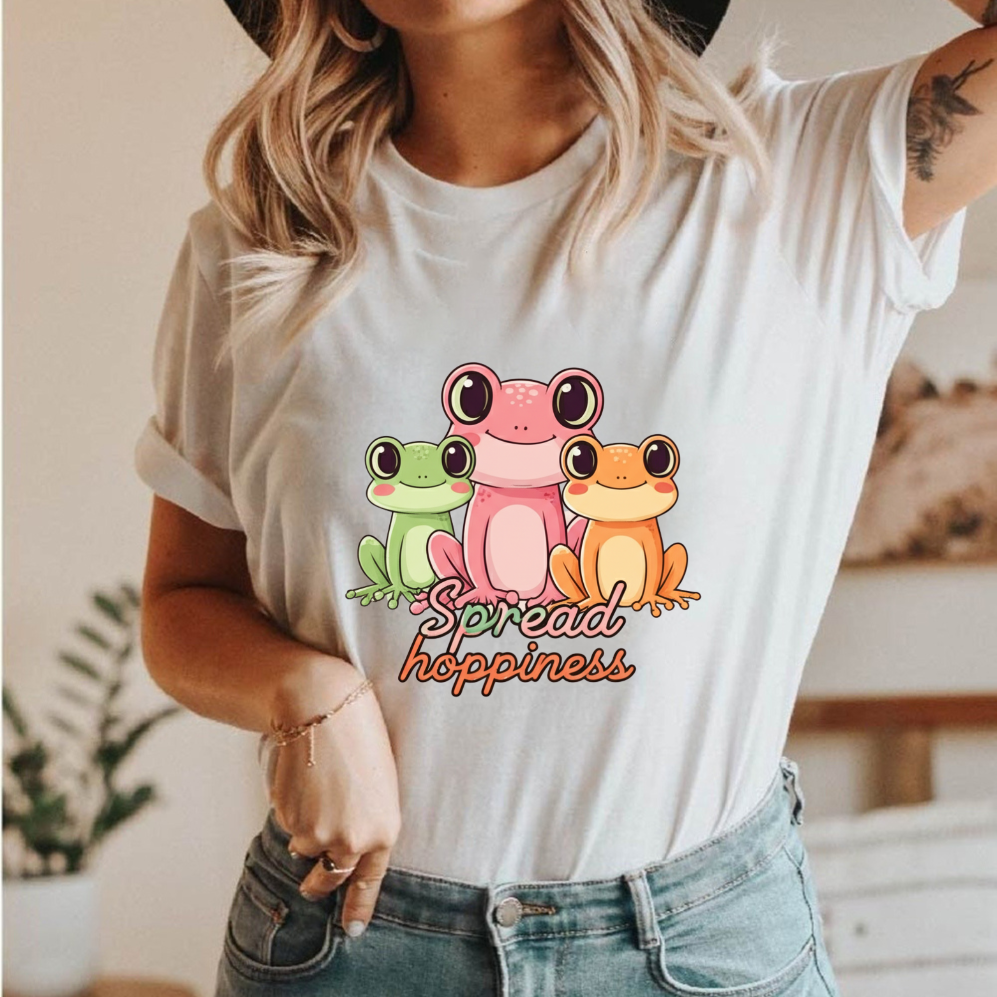 Spread Happiness Frog T-Shirt
