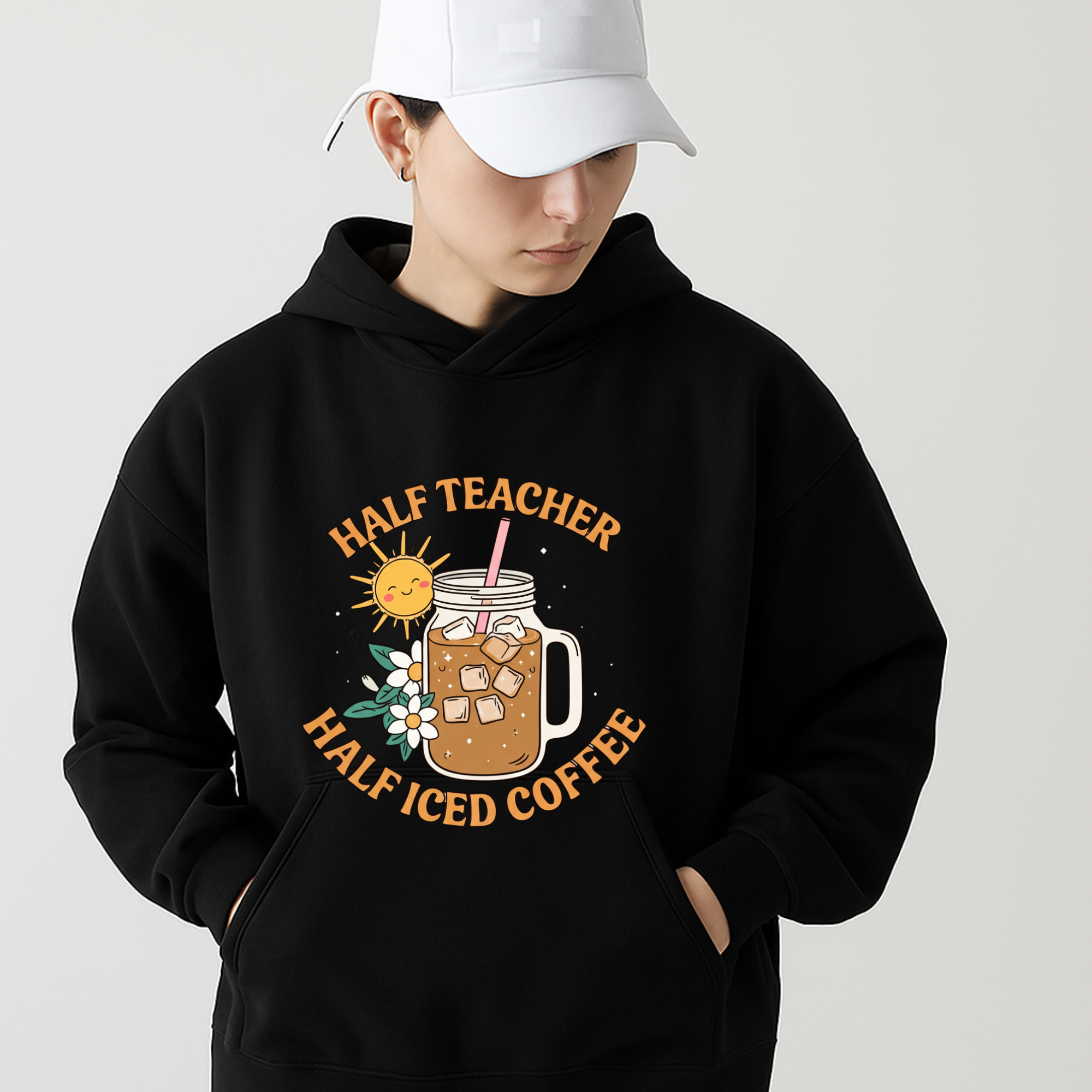 Cool Iced Coffee Vibes Hoodie