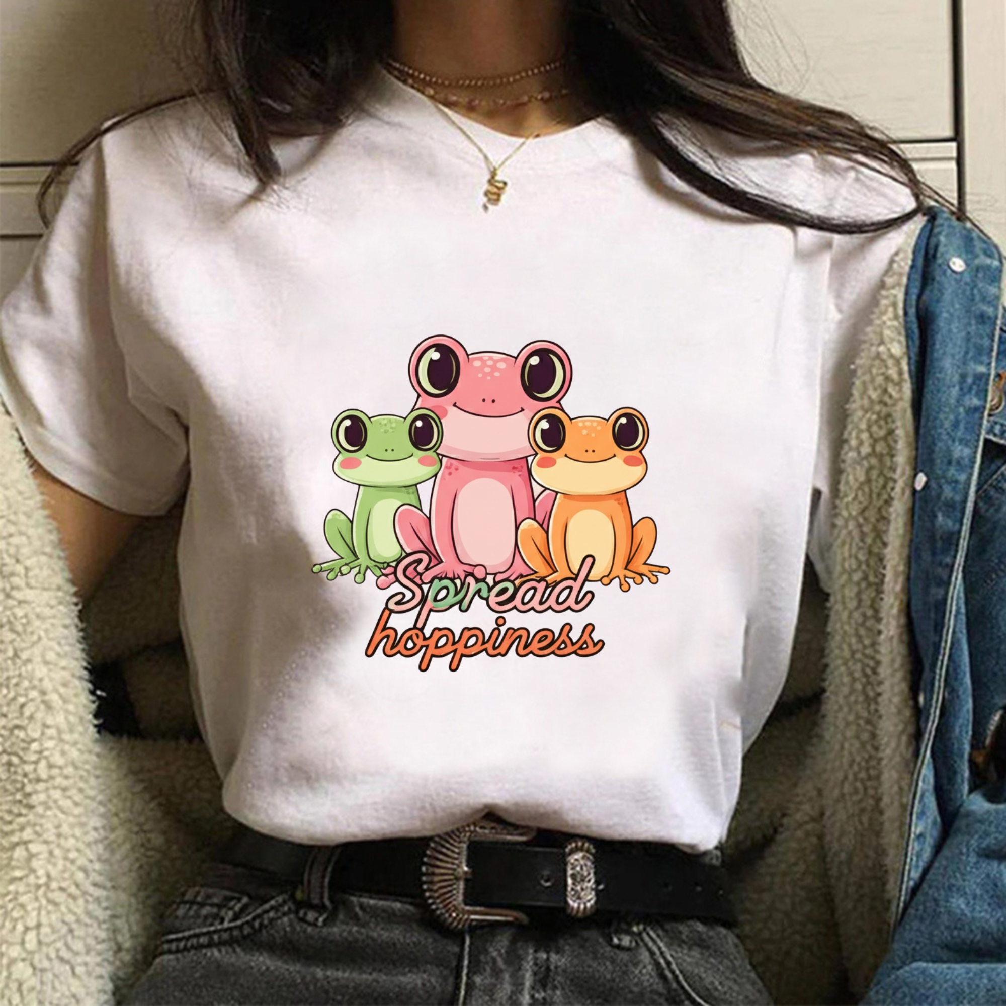 Spread Happiness Frog T-Shirt
